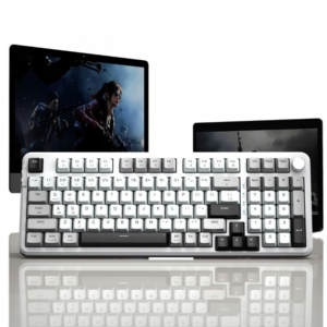 Bàn phím cơ không dây E-Dra EK398W (Light Gray + White + Dark Gray)